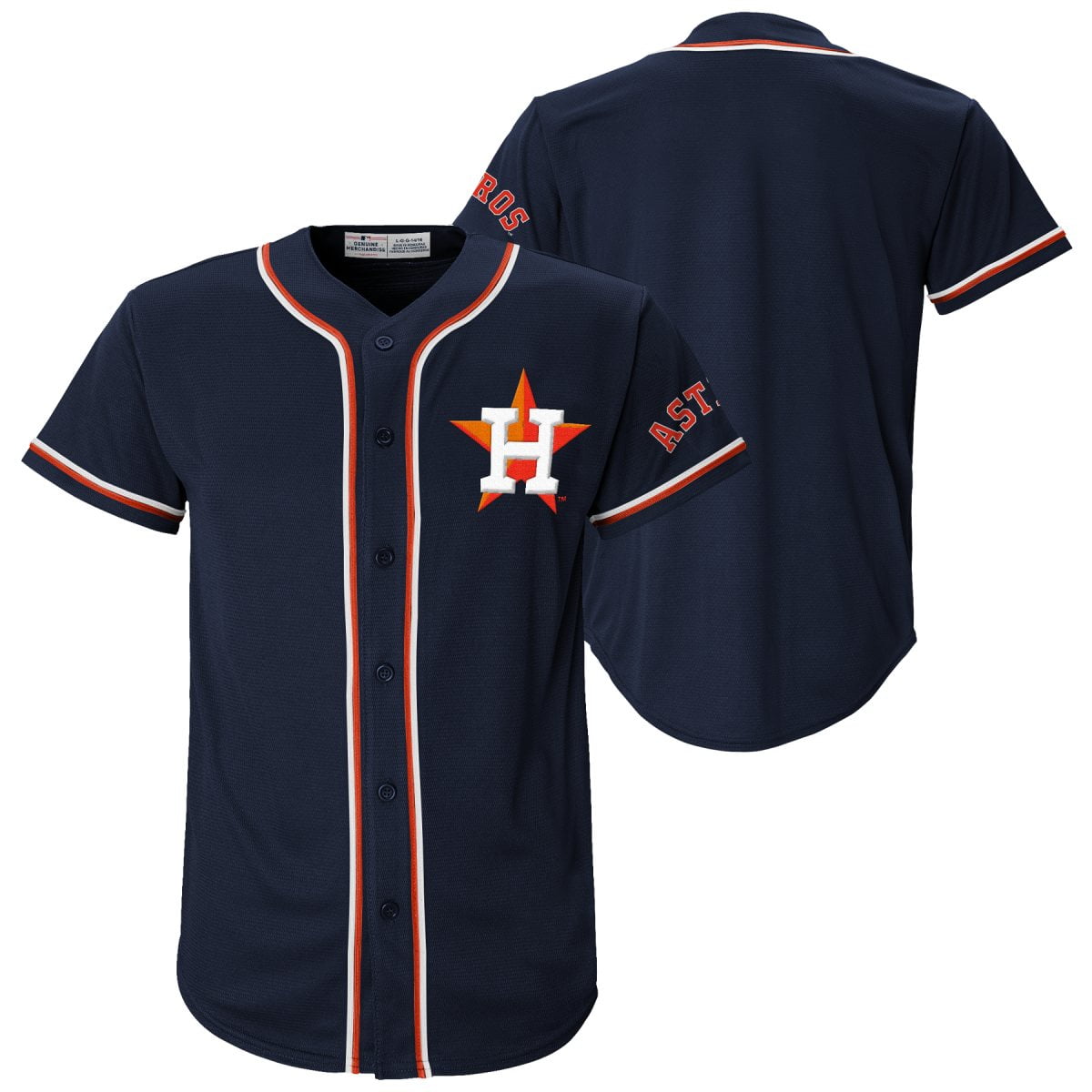 MLB Houston Astros Youth Primary Color Synthetic Jersey