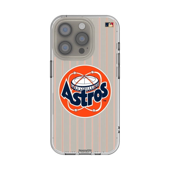Houston Astros Cooperstown Pinstripe iPhone Clear Case