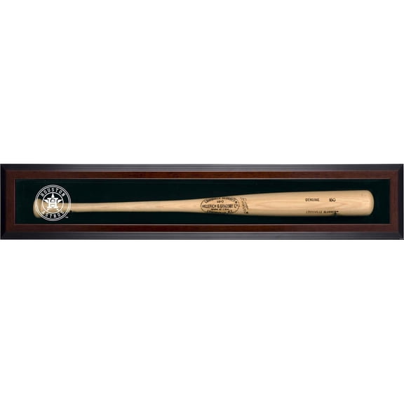 Houston Astros Fanatics Authentic (2013-Present) Logo Brown Framed Single Bat Logo Display Case - No Size