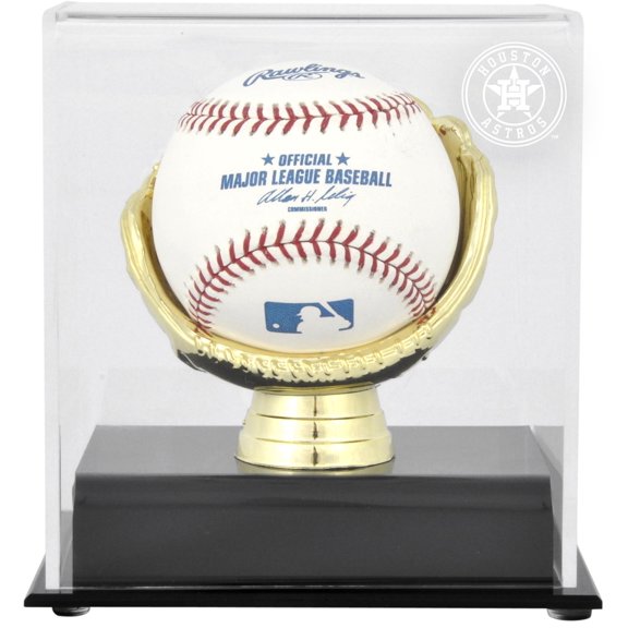 Houston Astros Gold Glove Single Baseball 2013 Logo Display Case