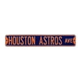 thumbnail image 1 of Navy Houston Astros 6" x 36" Steel Ave Sign Wall Art, 1 of 1