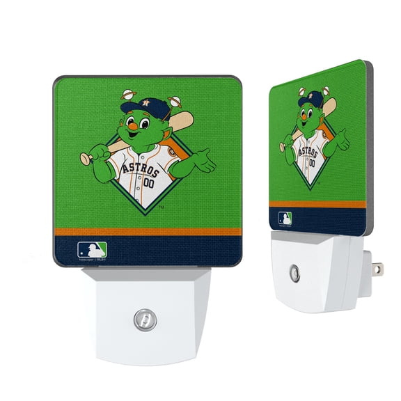 Houston Astros Stripe Mascot Nightlight 2-Pack