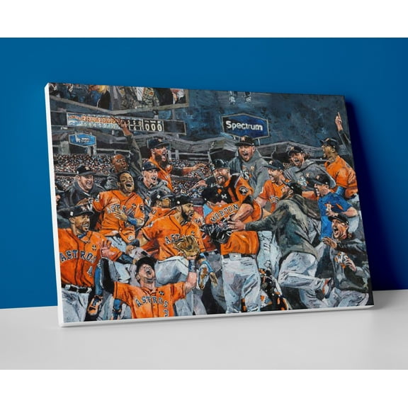 Houston Astros World Series Poster or Wrapped Canvas