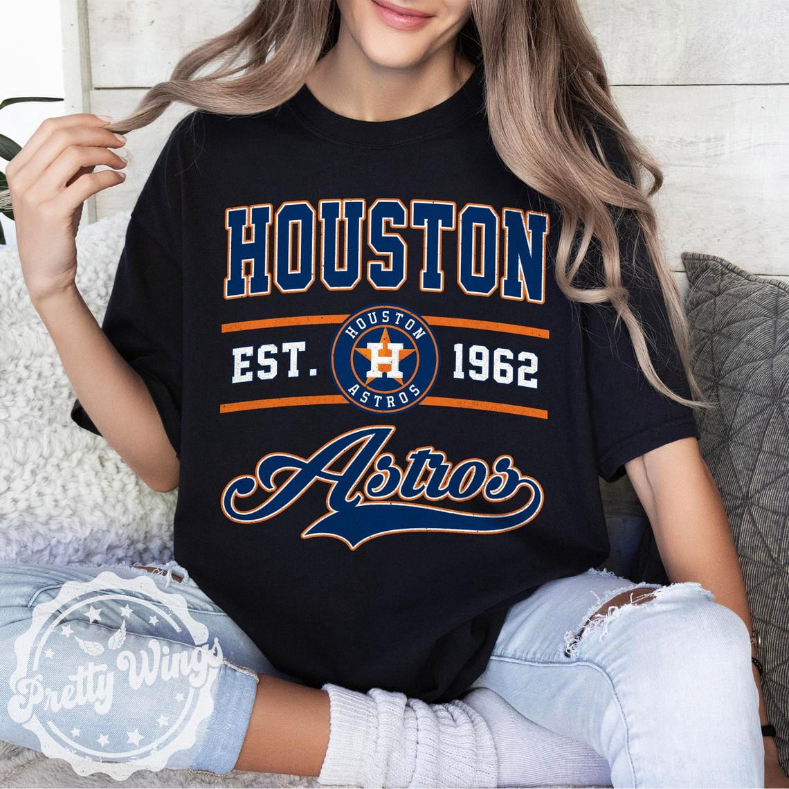 Houston Baseball Shirt Vintage Sports Tee, Astros Baseball Fan T-Shirt, Retro Baseball Tee, Game Day Shirt, Baseball Lover Gift,Black Color,Size 2XL