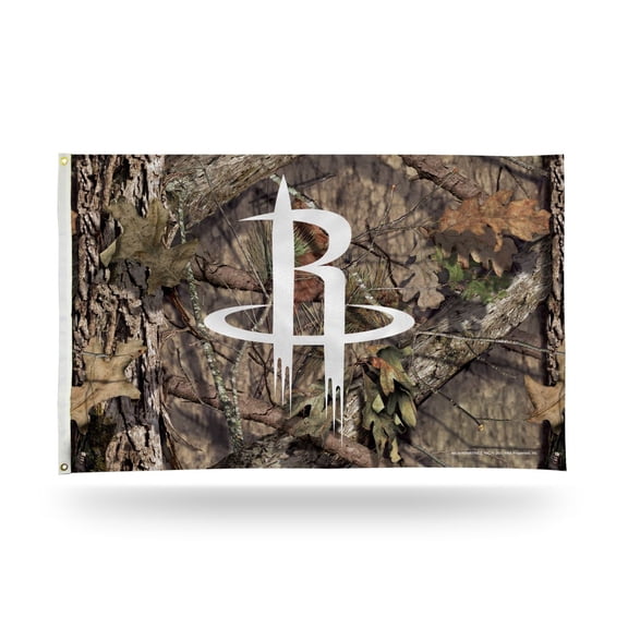 Houston Basketball Rockets Indoor Outdoor Camo Look 3x5 Banner Flag