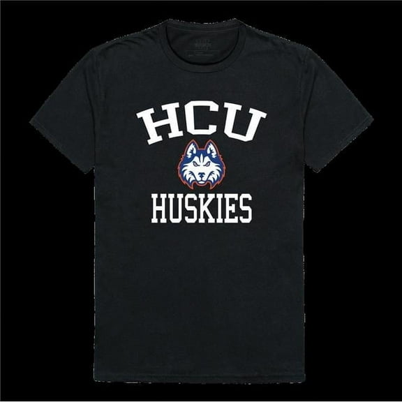 Houston Christian University Huskies Arch T-Shirt, Black - Small