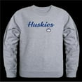 thumbnail image 1 of Houston Christian University Huskies Script Crewneck Sweatshirt, Heather Grey - Extra Large, 1 of 1
