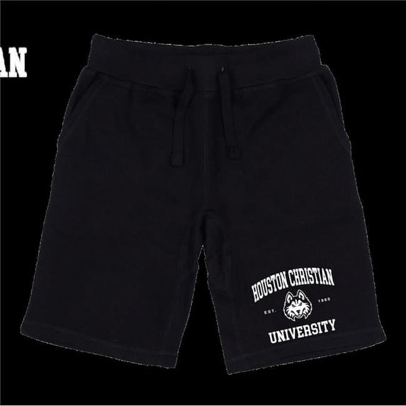 Houston Christian University Huskies Seal Shorts, Black - Medium