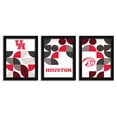 thumbnail image 1 of Houston Cougars 12" x 16" Framed Minimalist Print Set, 1 of 1