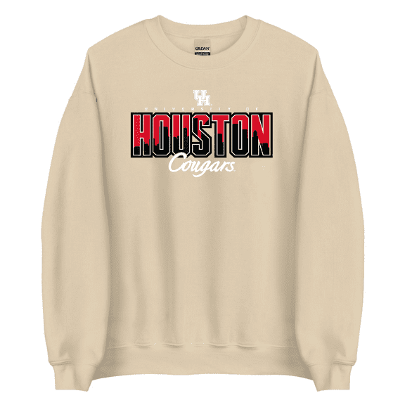 Houston Cougars Apparel Houston Cougars Skyline Neutral Sweatshirts Unisex S-5XL Hot Trending Shirt, Vintage Birthday Gift