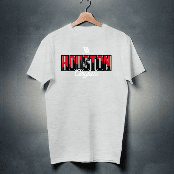 Houston Cougars Apparel Houston Cougars Skyline Neutral T-Shirt Unisex S-5XL Hot Trending Shirt, Vintage Birthday Gift