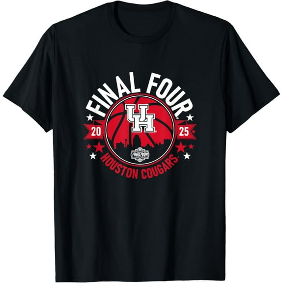 Houston Cougars Basketball: 2025 Men'S Final Four - Ncaa T-Shirt