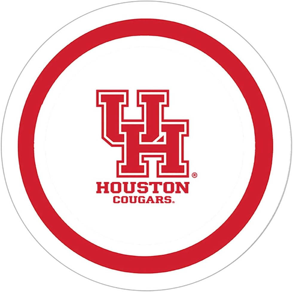 Houston Cougars NCAA University College Sports Party 7" Paper Dessert Plates