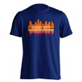 thumbnail image 1 of Houston Crush City Baseball Skyline Adult Short Sleeve T-Shirt (Navy,3X-Large), 1 of 1