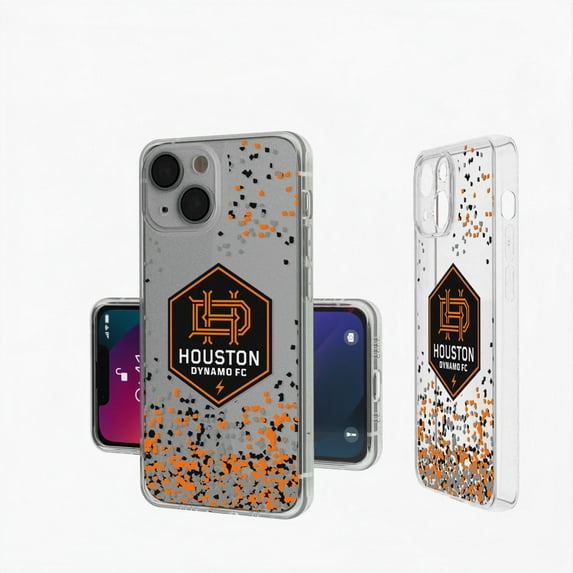 Houston Dynamo FC iPhone Confetti Design Clear Case