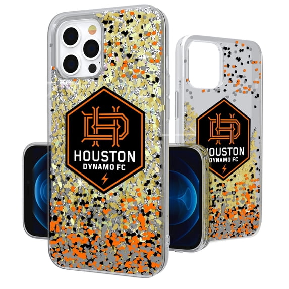 Houston Dynamo FC iPhone Confetti Glitter Design Case