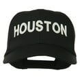 thumbnail image 1 of Houston Embroidered Cotton Twill Snapback Cap - Black OSFM, 1 of 5