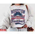 thumbnail image 1 of Houston Football Crewneck Sweatshirt, Vintage Texans Sweatshirt, Houston Game Day, Texans Gifts, 1 of 5