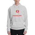 thumbnail image 1 of Houston Gamblers Hoodie Fleece Casual Pullover Sweatshirt, 1 of 5