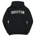 thumbnail image 1 of Houston Graphic Black Men's Cotton Pullover Hoodie, 1 of 1