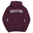 thumbnail image 1 of Houston Graphic Maroon Men's Cotton Pullover Hoodie, 1 of 1