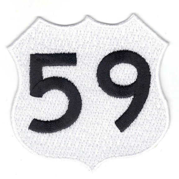Houston Highway 59 Sign Logo Iron On Patch