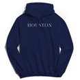 thumbnail image 1 of Houston Humor Graphic Navy Men's Crewneck Sweatshirt Hoodie, 1 of 1