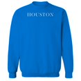thumbnail image 1 of Houston Humor Graphic Royal Men's Crewneck Sweatshirt, 1 of 1