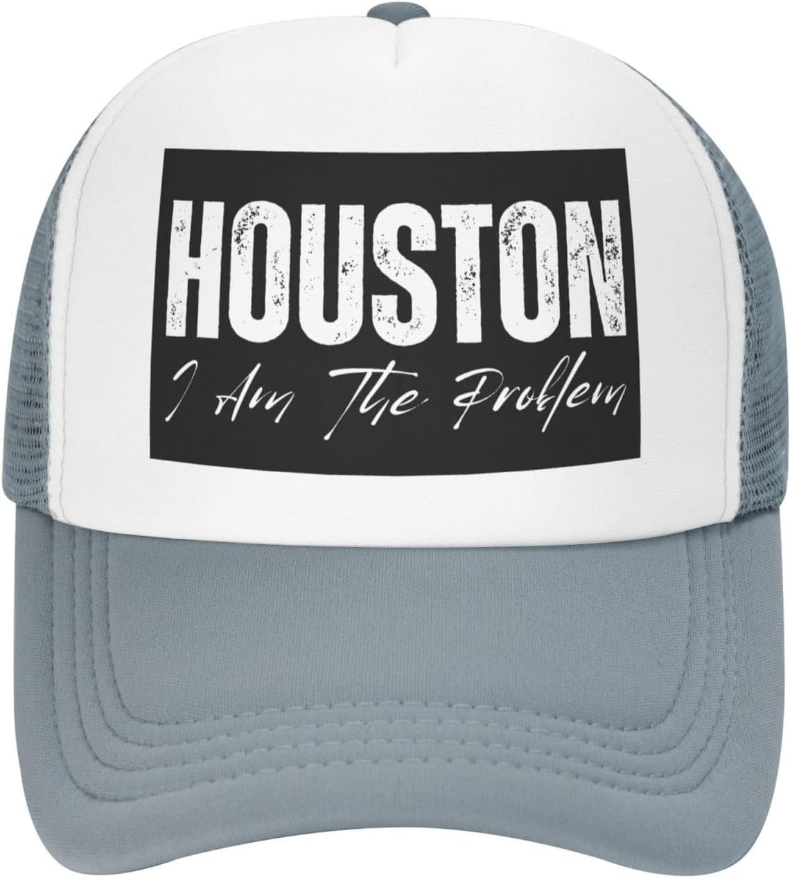 Houston I Am The Problem Mesh Cap Baseball Cap Ponytail Caps Beach Sun