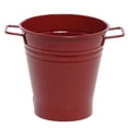 thumbnail image 1 of Houston International 8135E XR 7-Inch Steel Planter, Red, 1 of 3