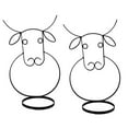 thumbnail image 1 of Houston International Trading 0356-S S-2 6.5 ft. Iron Wall Planter Holder for Planters, Black - Set of 2, 1 of 1
