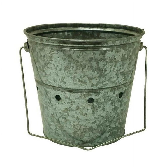 Houston International Trading 6154 12 in. dia. x 12 in. Galvanized Garden Composter