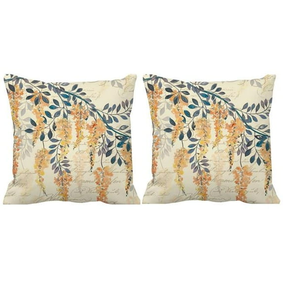 Houston International Trading RH-421-C S/2 Houston International Trading RH-421-C S/2 18 X 18 inch. Square Indoor & Outdoor Throw Pillow Cover, Double sided. Set of Two.