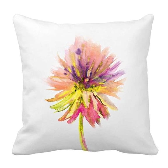 Houston International Trading RH-408-C Houston International Trading RH-408-C 18 X 18 inch. Square Indoor & Outdoor Throw Pillow Cover, Double sided.