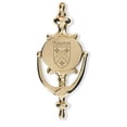 thumbnail image 1 of Houston Irish Coat of Arms Brass Door Knocker, 1 of 1