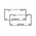 thumbnail image 1 of Houston MLB Baseball Astros Chrome Metal (Set of 2) License Plate Frames, 1 of 1