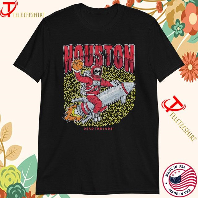 Houston Men’s Basketball Space Dead Threads Tshirts