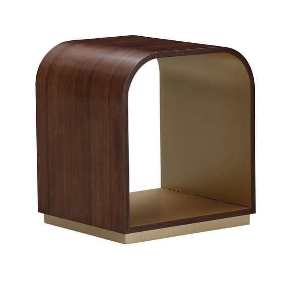 Houston Modern Wood End Table - Walnut