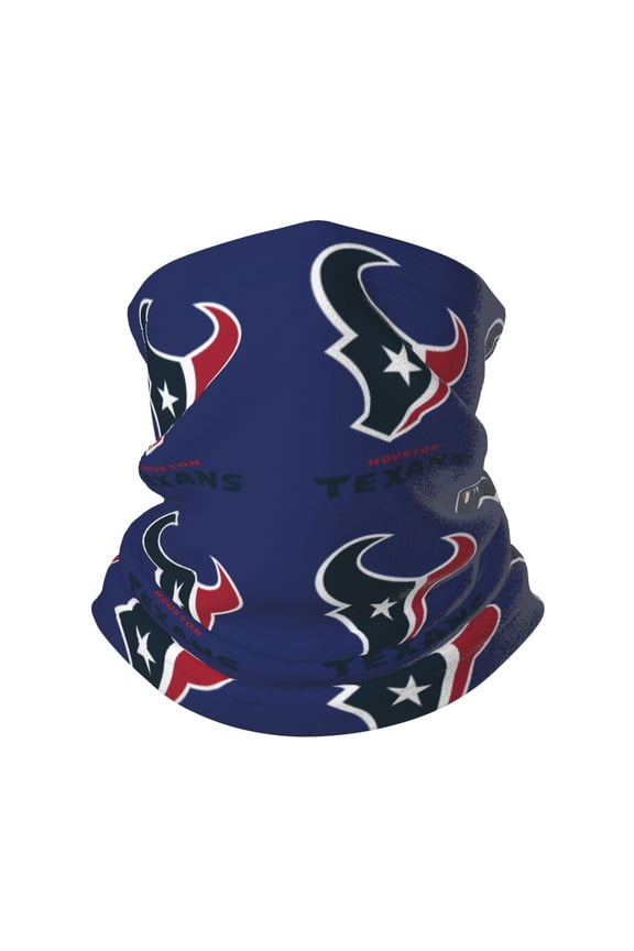 Houston Multifunctional Scarf For Adults, Football Team Themed Headscarf, Face Mask, Essential For Youth Outdoor Activities, Face And Neck Protection, Unisex, Suitable For All Seasons