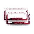 thumbnail image 1 of Houston Basketball Rocket's (Set of 2) Chrome Metal License Plate Frames with Bold Full Frame Design, 1 of 6