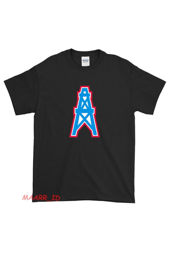 Houston Oilers American Football Retro Gridiron Throwback Sports T-Shirt