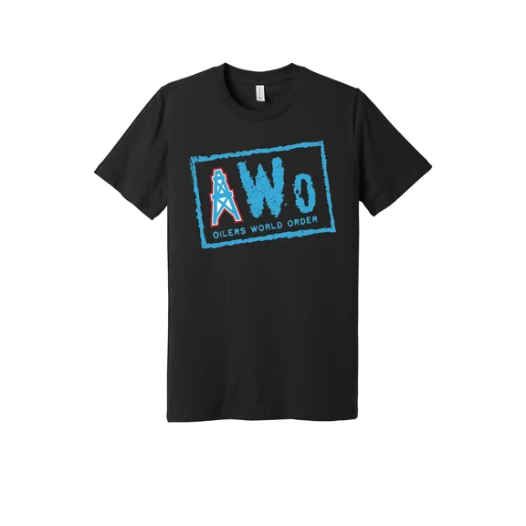 Houston Oilers NWO logo T-shirt | New World Order! Youth-5XL