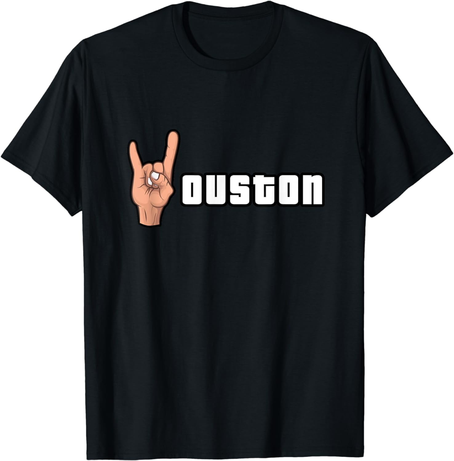 Houston Ouston Hand Gesture T-Shirt For Houston Lovers Texas Houston Ouston Hand Gesture T-Shirt For Houston Lovers Texas