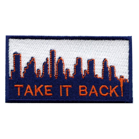 Houston Parody Take It Back Embroidered Iron on Patch