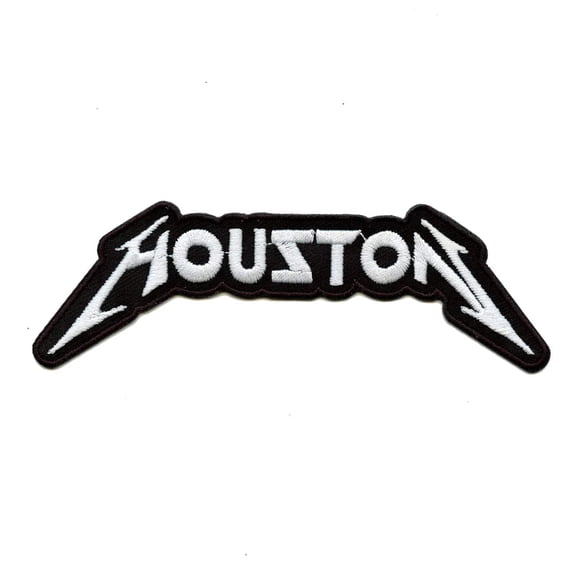 Houston Rock Band Logo Iron On Patch