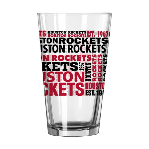 Houston Rockets 16oz. Team Spirit Pint Glass