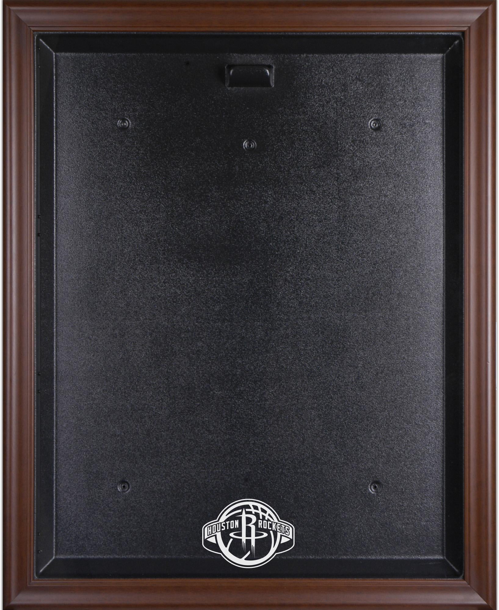 Houston Rockets Brown Framed (2019-Present) Team Logo Jersey Display Case - Fanatics Authentic Certified