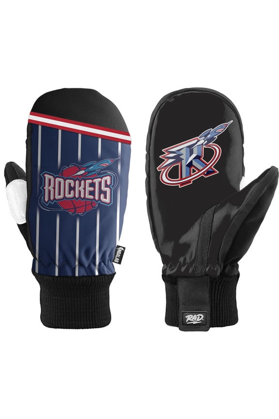 Houston Rockets Classic Snow Mittens
