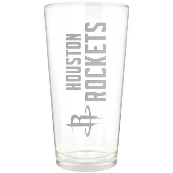 Houston Rockets Etched 16oz. Vertical Rally Cry Pint Glass
