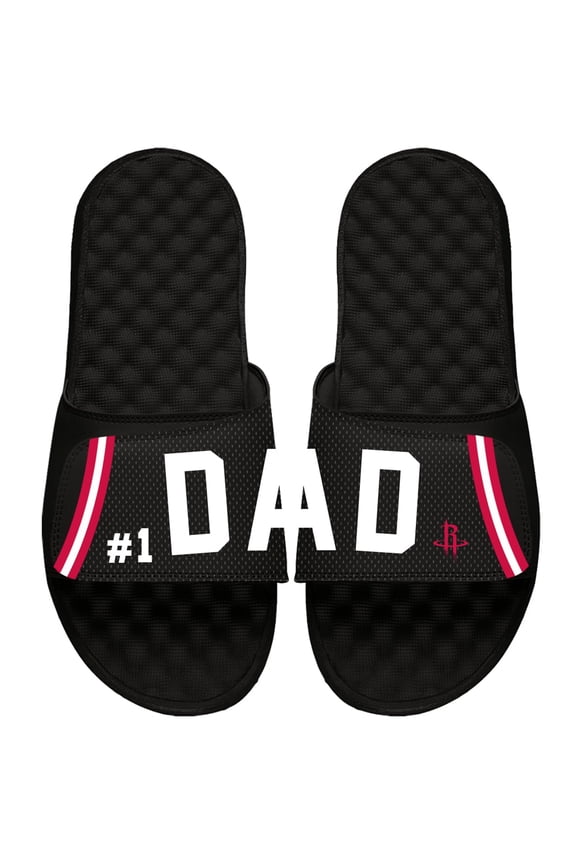 Houston Rockets ISlide Dad Slide Sandals - Black